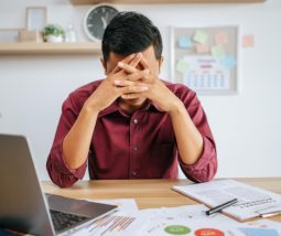 business owner frustrated with poor branding results low quality social media campaign example